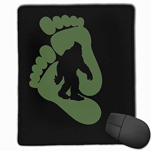 Preisvergleich Produktbild Sasquatch Rectangle Rutschfestes Mousepad aus Gummi Computerzubehör 18 x 22 cm