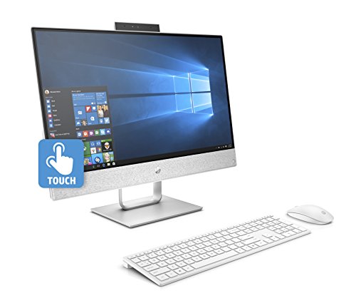 HP Pavilion All-in-One 24-x058ns - Ordenador de sobremesa DE 23 8  FHD  Intel Core i7-7700T  8 GB RAM  1 TB HDD  Intel HD 630  Windows 10 Home 64  Blanco Nieve - con Teclado QWERTY Espa  ol y Rat  n