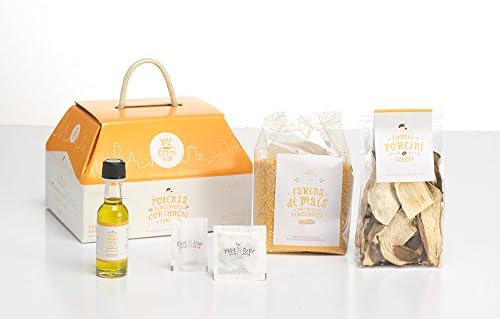 My Cooking Box BERGAMO LUNCH x3 serving Polenta with porcini mushrooms - Gift box