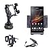Price comparison product image DURAGADGET Anti-Shake Vehicle Window & Dashboard Suction Mount Cradle For Sony Xperia Miro, Sony Xperia ZR, Sony Xperia L, Sony Xperia SP & Sony Xperia M: New Androphone Jelly Bean 4