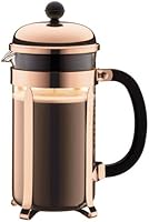 Bodum - 1928-18 - Chambord - Cafetière à Piston - 8 Tasses - 1 L - Inox Cuivré