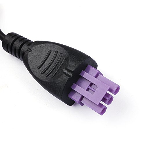 HUIKEYUAN 32V 625mA Netzkabel Drucker Stromkabel 0957-2242 0957-2269 für HP Drucker HP Deskjet F4210 F4230 F4235 F4240 F4250 F4272 F4273 F4274 F4275 F4280 F4283 F4288 F4292 F4293, HP OfficeJet J4524 J4580 J4624 J4660 J4680, HP DeskJet D1660 D2660 D2663 D2680 D5560 (EU-Kabel enthalten) - 3