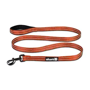 PawsnCollars Alcott USA 6 Feet Soft Padded Handle Reflective Visibility Leash for Large Dogs