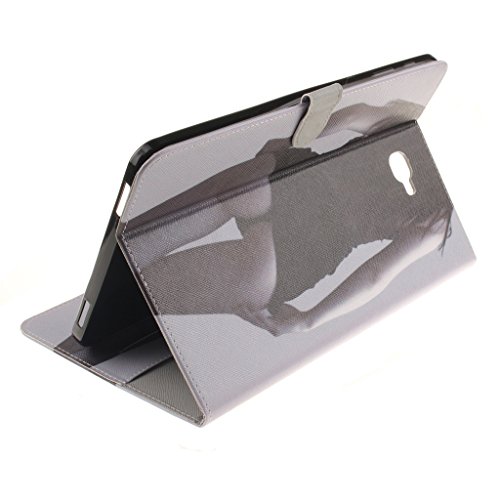 Samsung Galaxy Tab A 10.1″ T580 Hülle, COLJOY Samsung Galaxy Tab A 10.1″ T580 T585 Kunstledertasche PU Schutzhülle Tasche Leder Brieftasche Hülle Case Cover mit praktischer Ständerfunktion und Auto Sleep / Wake Up Funktion, TM12 - 5