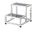 Produktbild LFFYIZI HJHY® Stufenhocker, Edelstahl Stufenleiter Stufenhocker Kleine Treppen korrekte Sitzhaltung (Farbe : #2)