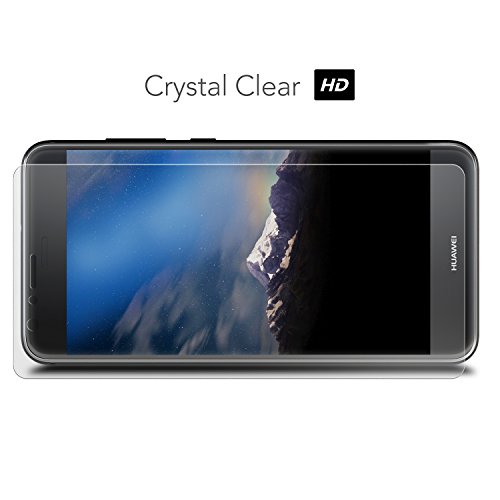 UTECTION 2X Huawei P10 Lite Protector de Pantalla de Cristal Templado    Protecci  n Anti-Golpes y ara  azos    Sin Burbujas    Vidrio producido  peque  o Que el Display Debido a los Bordes curvos 
