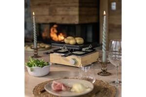 LIVOO Appareil À Raclette 4 Personnes 800w + Gril - DOC311