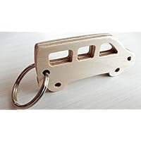 Schlüsselanhänger Motiv Bus / Bulli / Van aus Holz