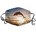 Produktbild Jumping Dolphin Sunset Sea Printed Mouth Masks Unisex Anti-dust Masks Reusable Face Mask
