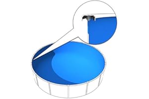 VEASION A Poolfolie rund 3,60x0,92 m Stärke: 0,4mm Poolfolie 360x90 cm