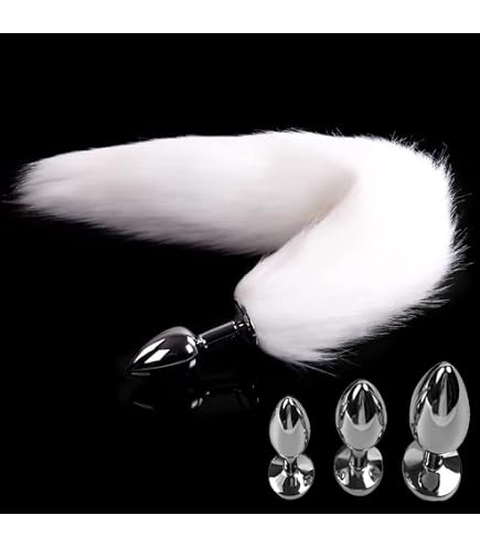 Plug Anal 'Queue De Renard' Rosebud En Métal - Sextoy De Haute Qualité - Neuf - Hétéro/Gay