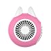 Produktbild OHQ_Handventilator Batterie Mini Ventilator der Weichschaum-Blades Lüfter mit USB Cable/Tischventilator für Zuhause, Büro, Schreibtisch und Camping