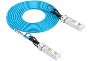 10GTEK 10Gb/s SFP+ Cable 3 Metro - 10GBASE-CU Conector Directo de Cable de Cobre, Cable Twinax, Pasivo, Compatible para Cisco SFP-H10GB-CU3M, Ubiquiti, Netgear AXC763, D-Link DEM-CB300S, TP-Link, Open Switch