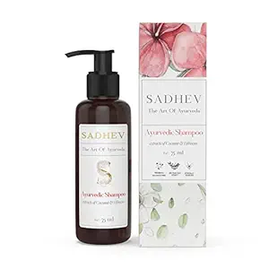 Sadhev - Ayurvedic Shampoo - Coconut & Hibiscus 75ml