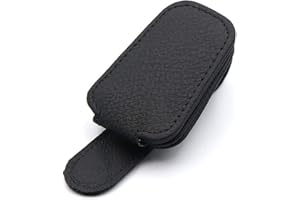 CHSHY Brillenhalter FüR Auto, Brillenhalter Auto Magnet, Auto Sonnenblende Clip, Brillen AufhäNger Und Ticketkarten Clip Sonnenbrille Auto,Schwarz