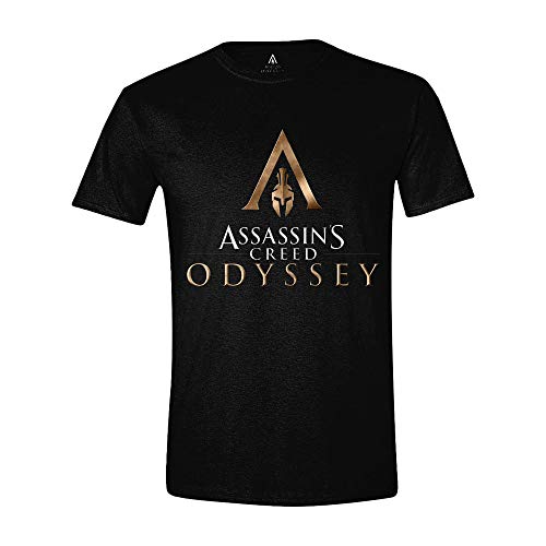 Preisvergleich Produktbild Time City T-Shirt Assassin's Creed Odyssee Game Logo [schwarz, S]
