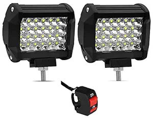 AUTOPOWERZ Heavy Duty 72 Watt Bar Light Cree, 24 Led Work Light for Bikes and Cars(Colour: White) (2)