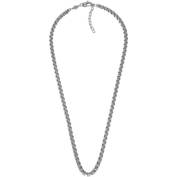 Collier Diesel Iconic Dog Tag En Métal Noir - Réf DX0996040, Neuf Avec étiquettes (Prix D'origine 129€)