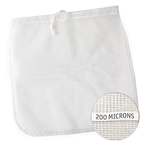 CANWN Nussmilchbeutel Wiederverwendbar Passiertuch Vielseitige Feinen Nylon Filterbeutel Set für Vegane Milchalternativen wie Nussmilch, Mandelmilch, Frucht- und Gemüsesäfte und Smoothies(30x30cm | 12″x12″) - 3