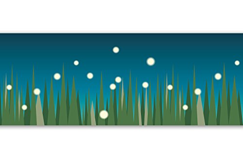 Bordüre Glühwürmchen als Kleisterbordüre und Vliesbordüre 260x15cm | Vlies - 2