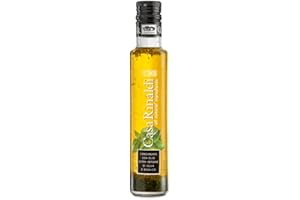 ‎CASA RINALDI Casa Rinaldi - Lebensmittelwürze "I Testimoni" mit Extra Nativem Olivenöl und Basilikum, Frischer und aromatischer Geschmack, 250 ml Flasche