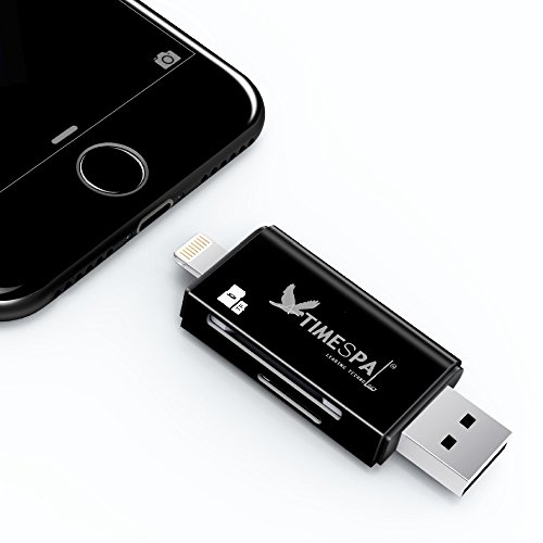 ATIMESPAL Trail und Wild-Kamera-Viewer für iPhone iPad SDHC/micro SD Kartenleser für die Jagd und Wild-Kamera-Kartenleser