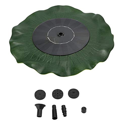 Preisvergleich Produktbild mimagogy Sonnenenergie-Brunnen Lotusblatt Floating-Pump Kit Bewässerung Tauchpumpe