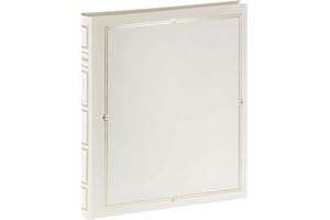 Ceanothe Album Photo 10x15 cm Adhesif Blanc cassé Cordoue de 240 Photos - Couverture Simili Cuir 60 Pages Autocollantes au Format Horizontale et Verticale - Livre Personnalisable Marque Française