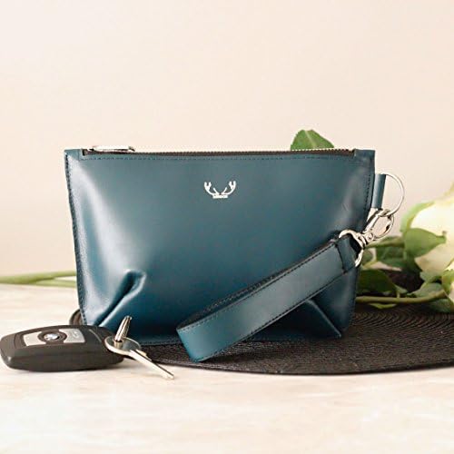 Teal Mini Sienna Clutch Bag