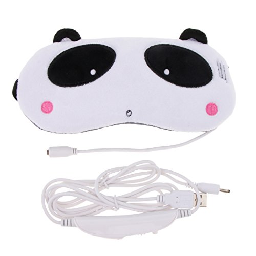 Preisvergleich Produktbild Sharplace Elektrische Schlafmaske Augenmaske Nachtmaske Schlafbrille, USB Dampfbrille Heiße Augenmaske für Geschwollene Augen und Augenringe - Aromatherapie