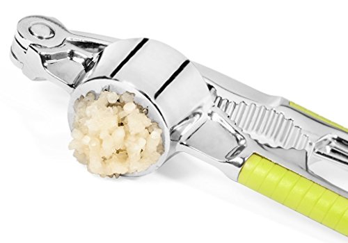 LMTECH Professionelle Knoblauchpresse Crusher Mincer und Nussknacker Edelstahl-Werkzeug - 3