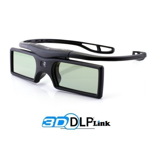 Cinemax - 4 x Gafas 3D DLP-Link - Compatible sólo con proyectores 3D DLP Link - Tecnología 