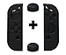 Produktbild 2 Analogstick Aufsätze & 1 Paar TopACE Weiche Silikon Case Hülle Gamepad Skin Schutzhülle für die Linke & Rechte Nintendo Switch Joy-Con Controller (Schwarz)