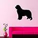Price comparison product image GAOCHUNYU 60CM*53.6CM Cartoon Newfoundland Dog PVC Removeable Wall Stickers Decal for Living Bed