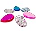 AUTOPKIO Silicone Powder Puff set of 6, Make up Sponge Silicone makeup Blender Puffs for Foundation BB Cream Blush Concealer Cosmetic Makeup Tools