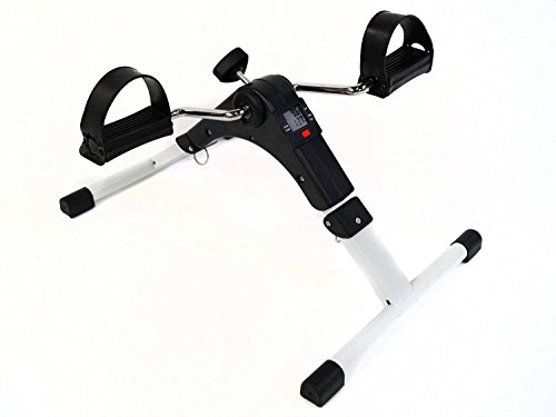 MAXOfit® Pedaltrainer MF-9, Bewegungstrainer klappbar mit Zählwerk, geeignet für für Arme, Schultern und Beine
