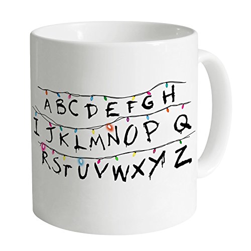 Shotdeadinthehead Inspired By Stranger Things - Xmas Lights Tazza