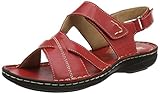 Rutschfeste Sohle Rieker Damen V9173 Geschlossene Sandalen, Rot (Rosso), 38 EU