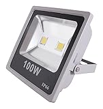 Technische Daten: Lichtstrom: 8000lm Bewegungssensor: nicht enthalten Schutzart: IP65 Marke LED-Span: Epistar LED-Typ: COB (Chip-on-Board) Farbtemperatur: 4000 - 4500K Gehäusematerial Reflektor: Aluminium