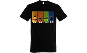 Pampling T-Shirt R&eacute;servoir Muppets &ndash; 1, Rue S&eacute;same &ndash; Reservoir Dogs &ndash; 100% Coton - S&eacute;rigraphie de Haute qualit&eacute;.