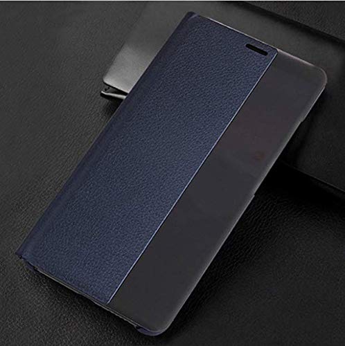 SmartLike Double Window Leather Flip Cover for Huawei Nova 3 i - Blue