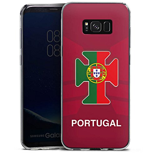 Samsung Galaxy S8 Plus Slim Case Silikon Hülle Schutzhülle Portugal EM Trikot Fußball Europameisterschaft