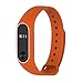 Produktbild Hunpta Original Silikon Handgelenk Armband Wrist Strap Wrist Band Bracelet Ersatz für XIAOMI MI Band 2 (Orange)