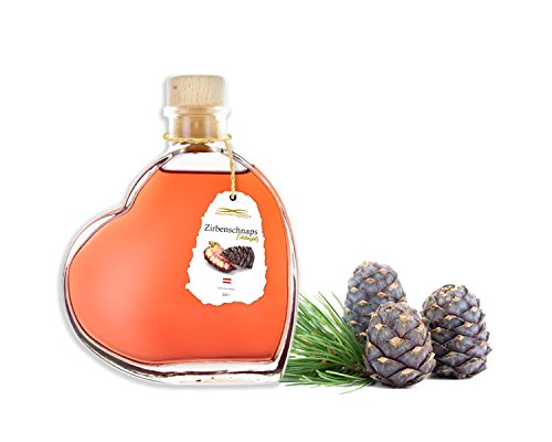 Preisvergleich Produktbild Original Zirbenschnaps, Edelansatz / "Herz" / 200ml