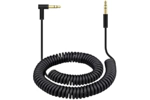 SAIPOMOR Studio3.0 Ersatz-Spiralkabel kompatibel mit Beats by Dr.Dre Solo4 Solo3 Solo2 Solo HD Studio2 Studio Pro/Detox Mixr Executive Kopfhörer und Pill-Lautsprecher