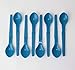 Produktbild Tupperware Kinder Hängelöffel Löffel - 8X Dunkel Türkis-Petrol Plastiklöffel Baby Kinderlöffel