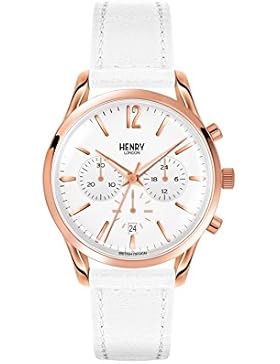 Henry London Unisex-Armbanduhr Pimlico Chronograph Quarz Leder HL39-CS-0126