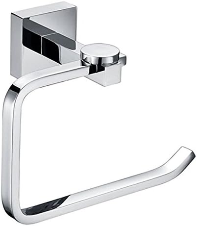 Konhard 3507 Solid Brass Toilet Roll Holder, Chrome