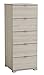 Produktbild Kommode shannon eiche grau Anrichte Schrank Sideboard Schubladenkommode Aufbewahrung Kinderzimmer Jugendzimmer Schlafzimmer