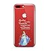 Produktbild SmartGiftShop Film Charakter Disney Zitat KLARES Flexibles TPU Schutzhülle Fall iPhone iPhone 7 / Aschenputtel/Cinderella